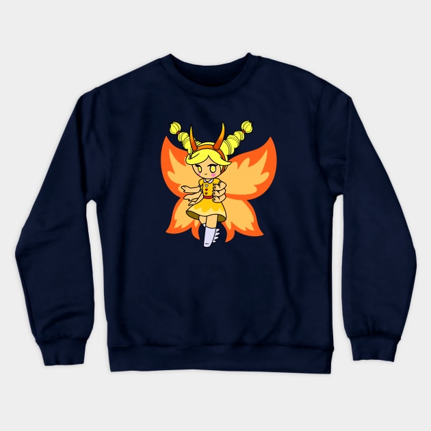 Super Saiyan Star Butterfly Crewneck Sweatshirt by wss3